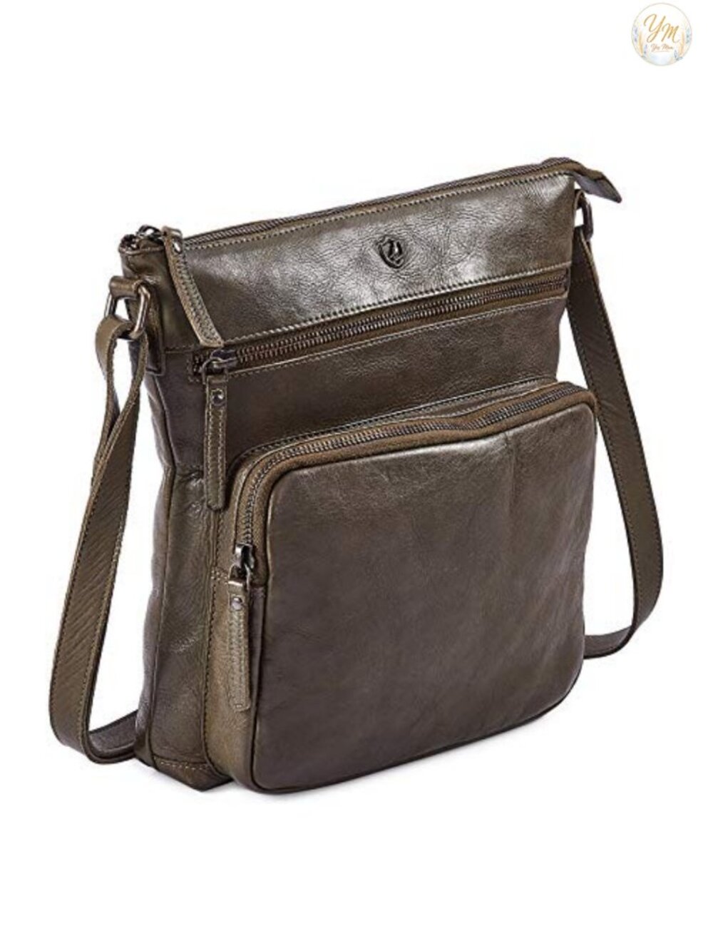 Genuine Leather Crossbody Bag Handmade Vintage Shoulder Purse Adjustable Strap